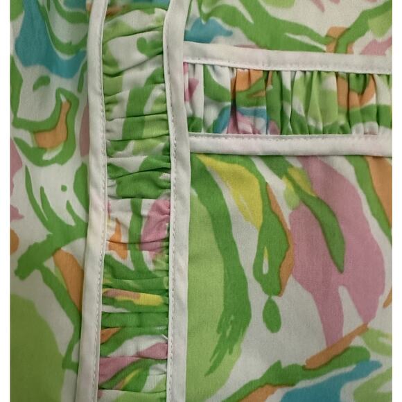 NWT Lilly Pulitzer Fryer Cotton Shift Dress Sz 8 Multi Elephant Ears $188 - Picture 4 of 8